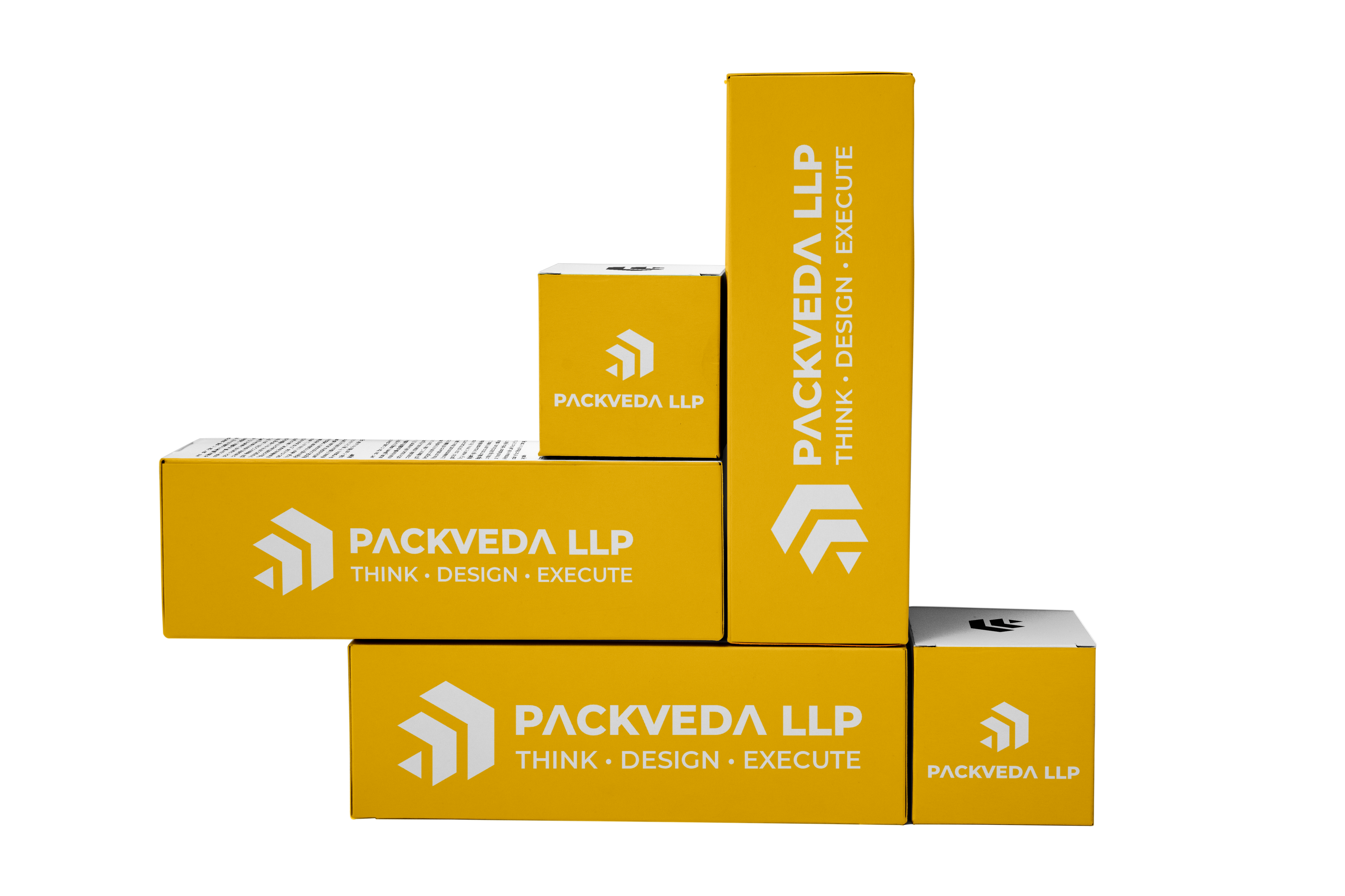 Stacked Packaging Boxes